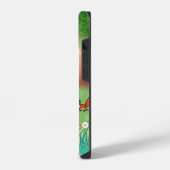 幻想的な森の魔法使いソフトケース iPhoneケース (左側面)