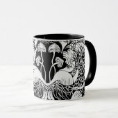 幻想的な森は小さい マグカップ (正面右)