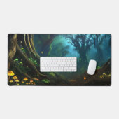 幻想的な森林地帯の影 デスクマット (キーボード&マウス)