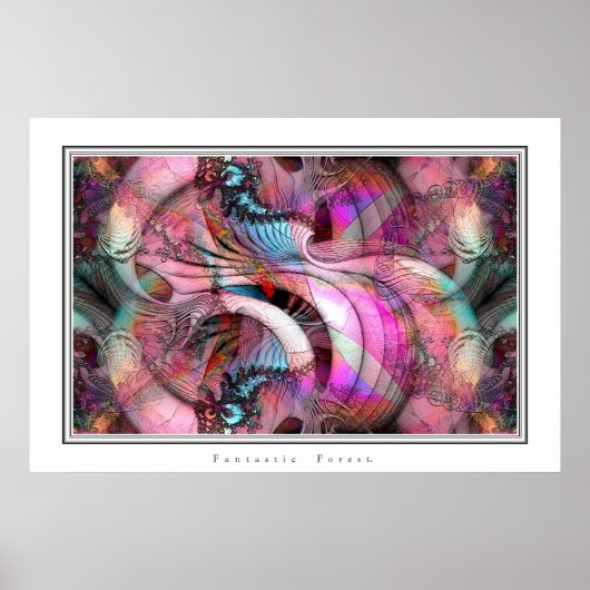 幻想的な森。 ポスター (正面)