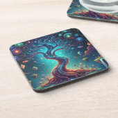 "幻想的な森 – 架空の旅" コースター (左側)