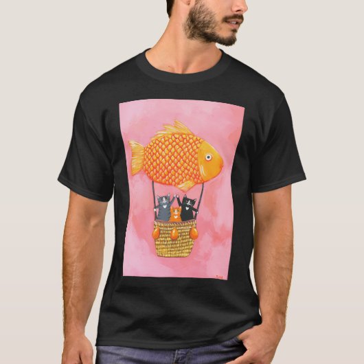 幻想的な気球の旅! Tシャツ (正面)