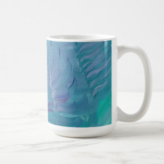 幻想的な水中世界ユニークカラフル抽象芸術 コーヒーマグカップ