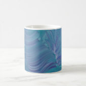 幻想的な水中世界 ユニークでカラフルな抽象芸術 コーヒーマグカップ (中央)