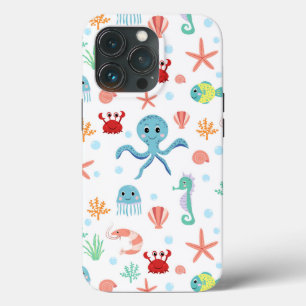 幻想的な水中海の生き物 iPhone 13 PROケース