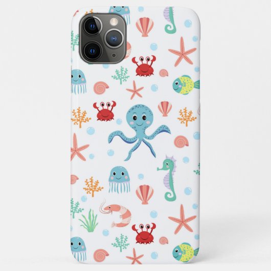幻想的な水中海の生き物 Case-Mate iPhoneケース (裏面)