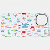 幻想的な水中海の生き物 iPhoneケース (裏面横)