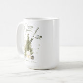 幻想的な水彩のクリスマスシーン コーヒーマグカップ (正面左)