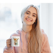 幻想的な水彩アルパカ コーヒーマグカップ