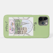 幻想的な水彩画 パリ エッフェル塔 Case-Mate iPhoneケース (裏面(横))