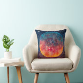 幻想的な油絵美しい大惑星ムーンa クッション (椅子)