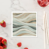 幻想的な波 スタンダードカクテルナプキン (インサイチュ)