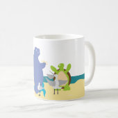 幻想的な海の生き物 コーヒーマグカップ (正面右)