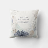 幻想的な海岸のサンゴの貝殻 カップル クッション (裏面)