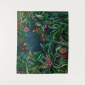 幻想的な深夜雨林 タペストリー (正面)