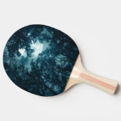 幻想的な満月の夜の森 卓球ラケット (横)