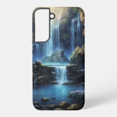 幻想的な滝の夢景色 SAMSUNG GALAXYケース (裏面)