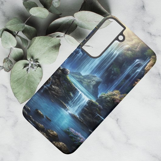 幻想的な滝の夢景色 SAMSUNG GALAXYケース
