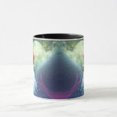 幻想的な滝の風景アート コーヒーマグ マグカップ (中央)