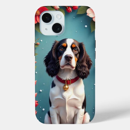 🐶幻想的な漫画の犬のイラスト✨ かわいい子犬 Case-Mate iPhoneケース (裏面)