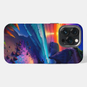 幻想的な熱帯ビーチ フォー iPhoneケース (裏面横)