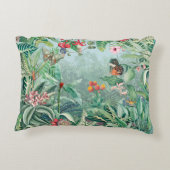 幻想的な熱帯雨林の楽園 アクセントクッション (裏面)