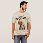 幻想的な牛 Tシャツ (正面フル)