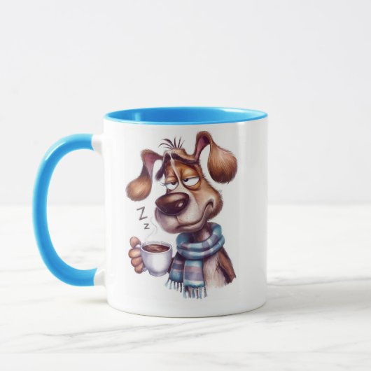 幻想的な犬 マグカップ (左)