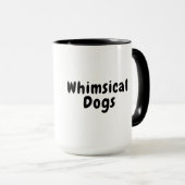 幻想的な犬 マグカップ (正面右)