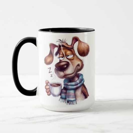 幻想的な犬 マグカップ (左)