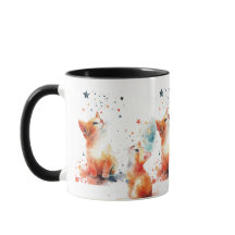 幻想的な猫のコーヒーマグ