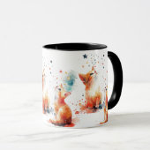 幻想的な猫のコーヒーマグ マグカップ (正面右)