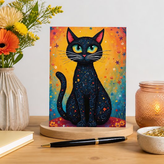 幻想的な猫 ポストカード