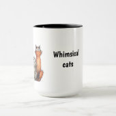 幻想的な猫 マグカップ (中央)