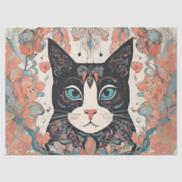幻想的な猫 薄葉紙