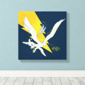 幻想的な獣たちサンダーバード キャンバスプリント (インサイチュ (ウッドフロア))