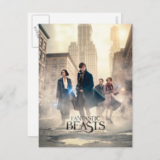 幻想的な獣とそれらを見つける場所™シティフォグ ポストカード (正面/裏面)