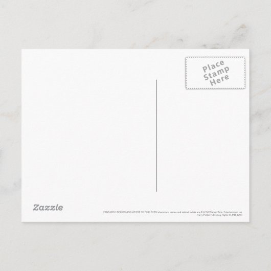 幻想的な獣とそれらを見つける場所™シティフォグ ポストカード (裏面)