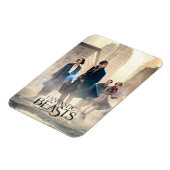 幻想的な獣とそれらを見つける場所™シティフォグ マグネット (左側)