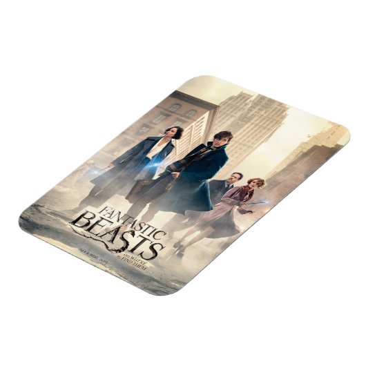 幻想的な獣とそれらを見つける場所™シティフォグ マグネット (左側)