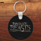 幻想的な獣とそれらを見つける場所™ロゴ キーホルダー (正面)