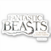 幻想的な獣とそれらを見つける場所™ロゴ シール (正面)