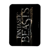 幻想的な獣とそれらを見つける場所™ロゴ マグネット (縦)