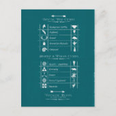 幻想的な獣と見つけられる場所™コード表 ポストカード (正面)