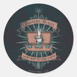 幻想的な獣と見つける場所™ブリーフケース ラウンドシール