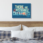 幻想的な獣 – 奇妙な生き物はない キャンバスプリント (インサイチュ (寝室))