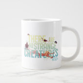 幻想的な獣 – 奇妙な生き物はない ジャンボコーヒーマグカップ (右)