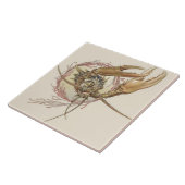 幻想的な生き物を魅了するアールヌーボー・セダー タイル (側面)