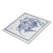 幻想的な生き物エンチャントアールヌーボーデルフト タイル (側面)