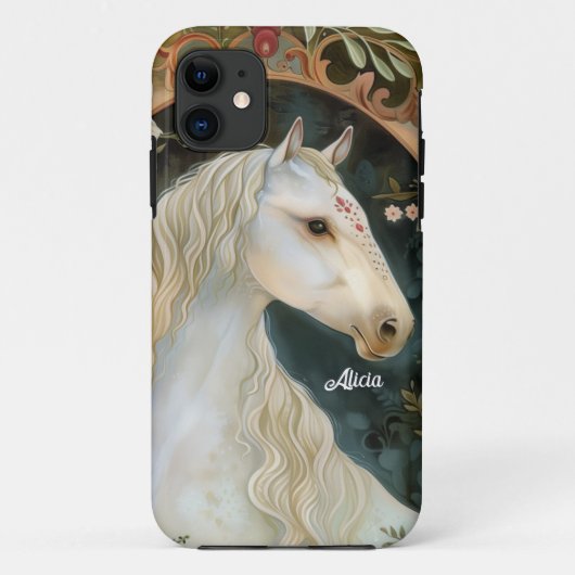 幻想的な白馬 Case-Mate iPhoneケース (裏面)